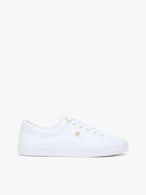 Metallic Accent Court Sneaker