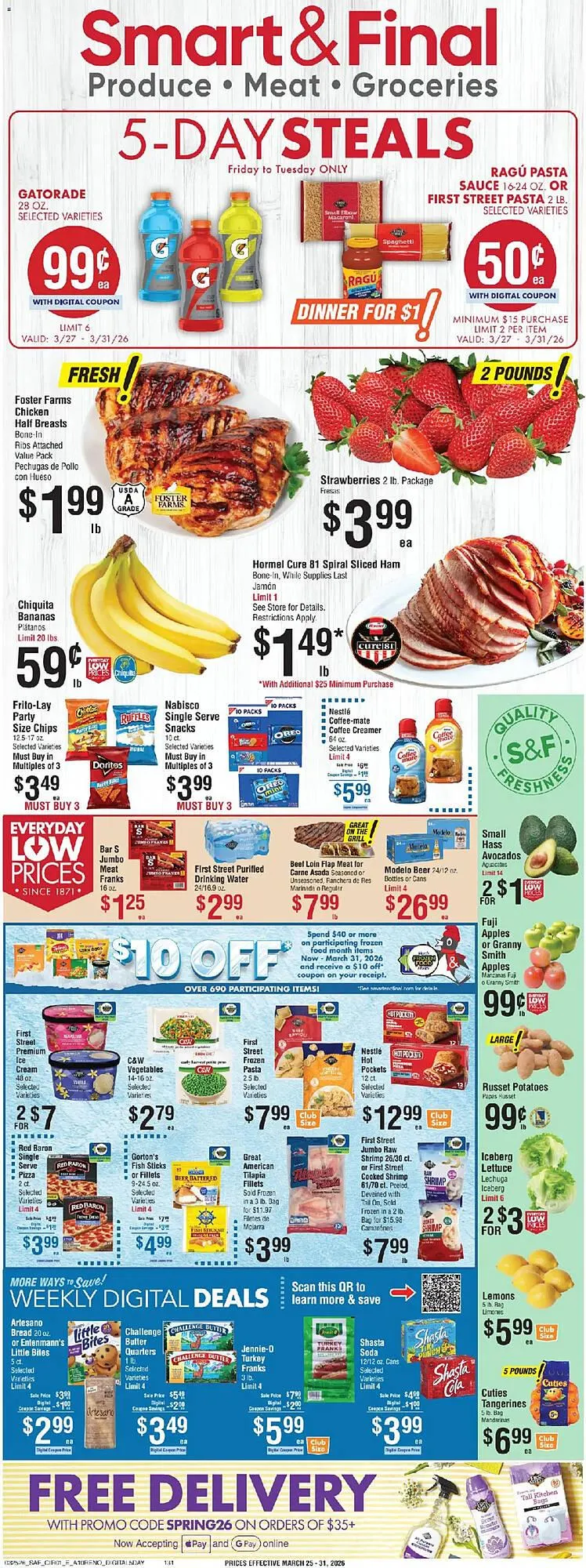 Weekly ad Smart & Final weekly ad from March 25 to March 31 2026 - Page 1