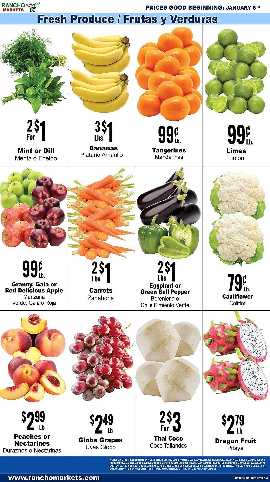 Weekly ad Rancho Markets weekly ad from January 6 to January 12 2026 - Page 3