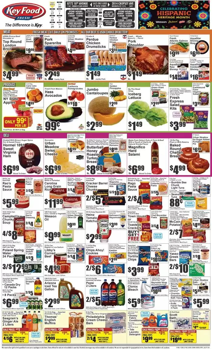 Weekly ad Our best deals for you from September 27 to October 3 2024 - Page 1