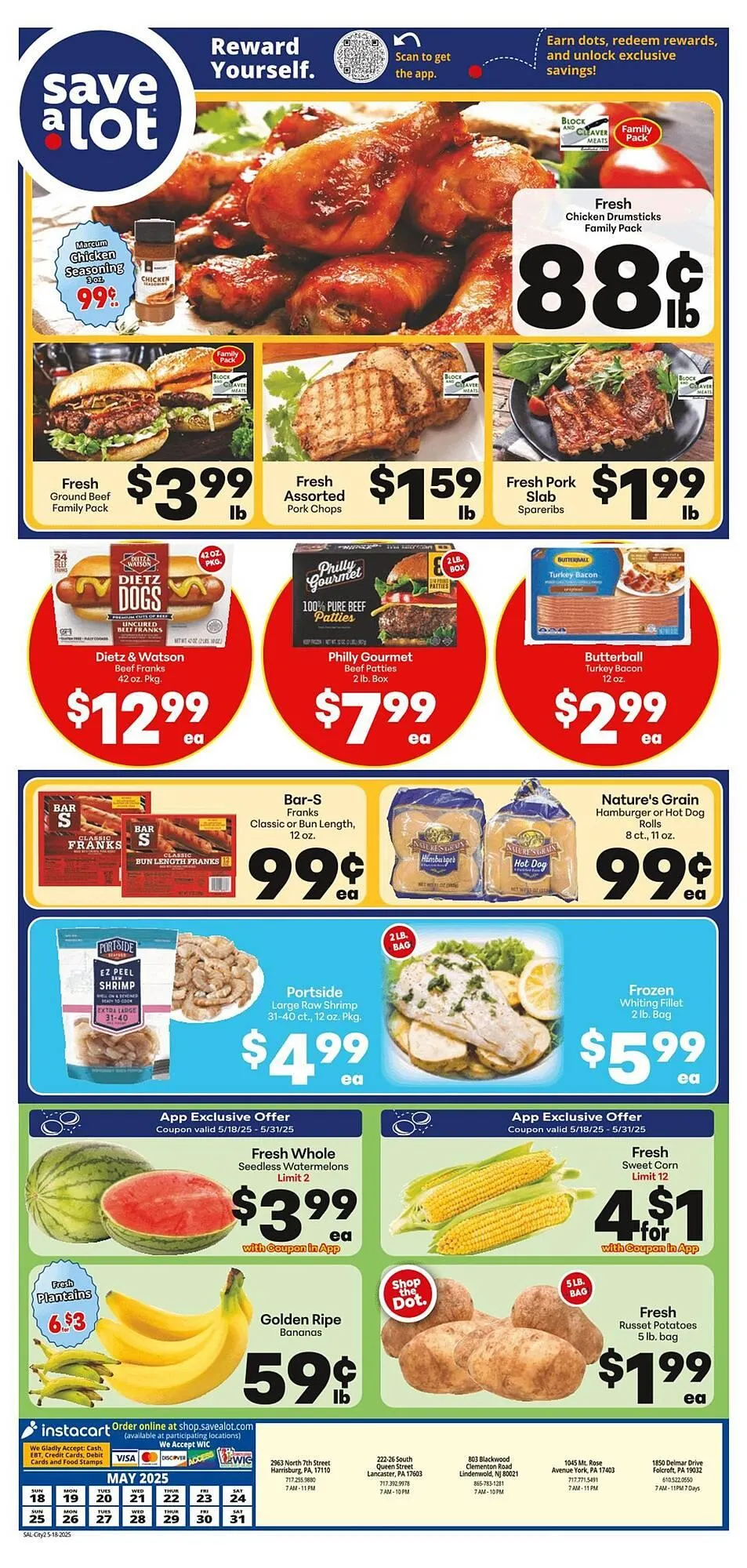 Weekly ad Save a Lot Weekly Ad from May 21 to May 31 2025 - Page 1