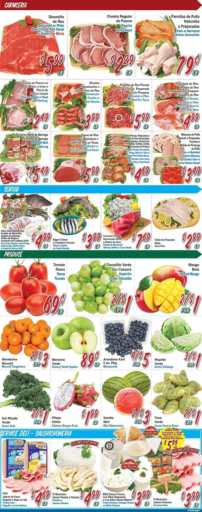 Weekly ad La Bonita Supermarkets Weekly Ad from August 6 to August 12 2025 - Page 4
