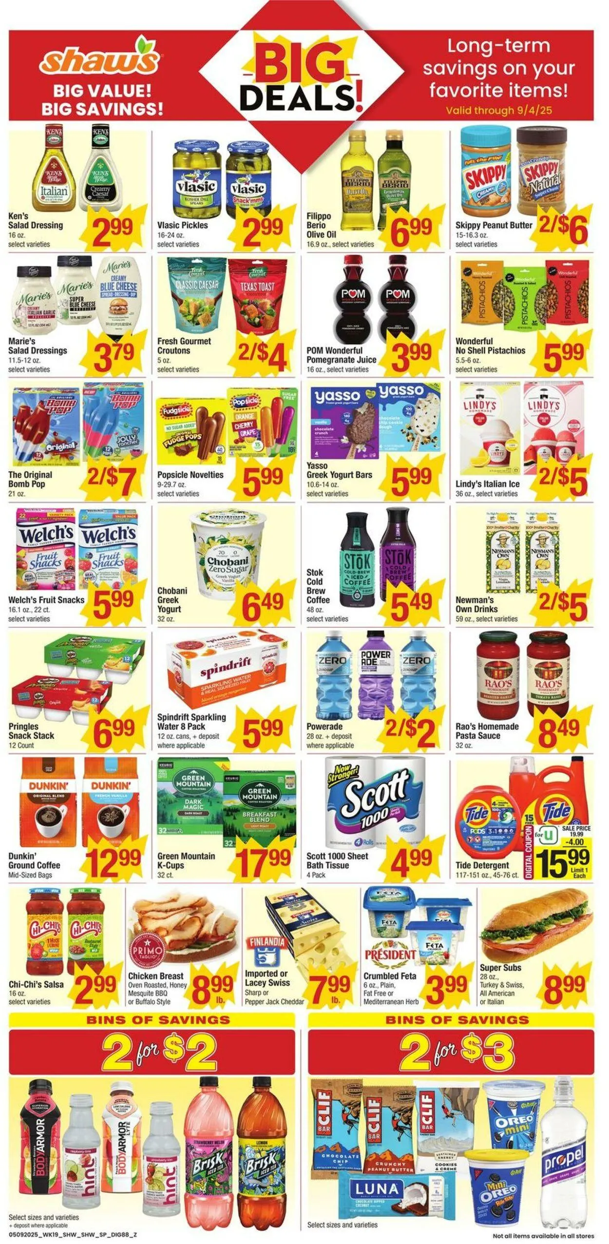 Weekly ad Shaws from May 9 to May 15 2025 - Page 1