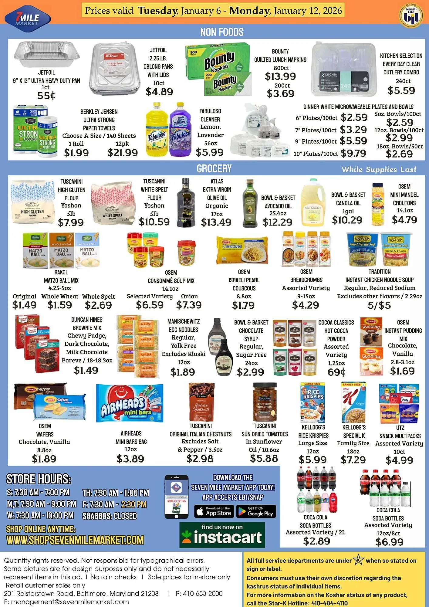 Weekly ad Seven Mile Market circular from January 6 to January 12 2026 - Page 2