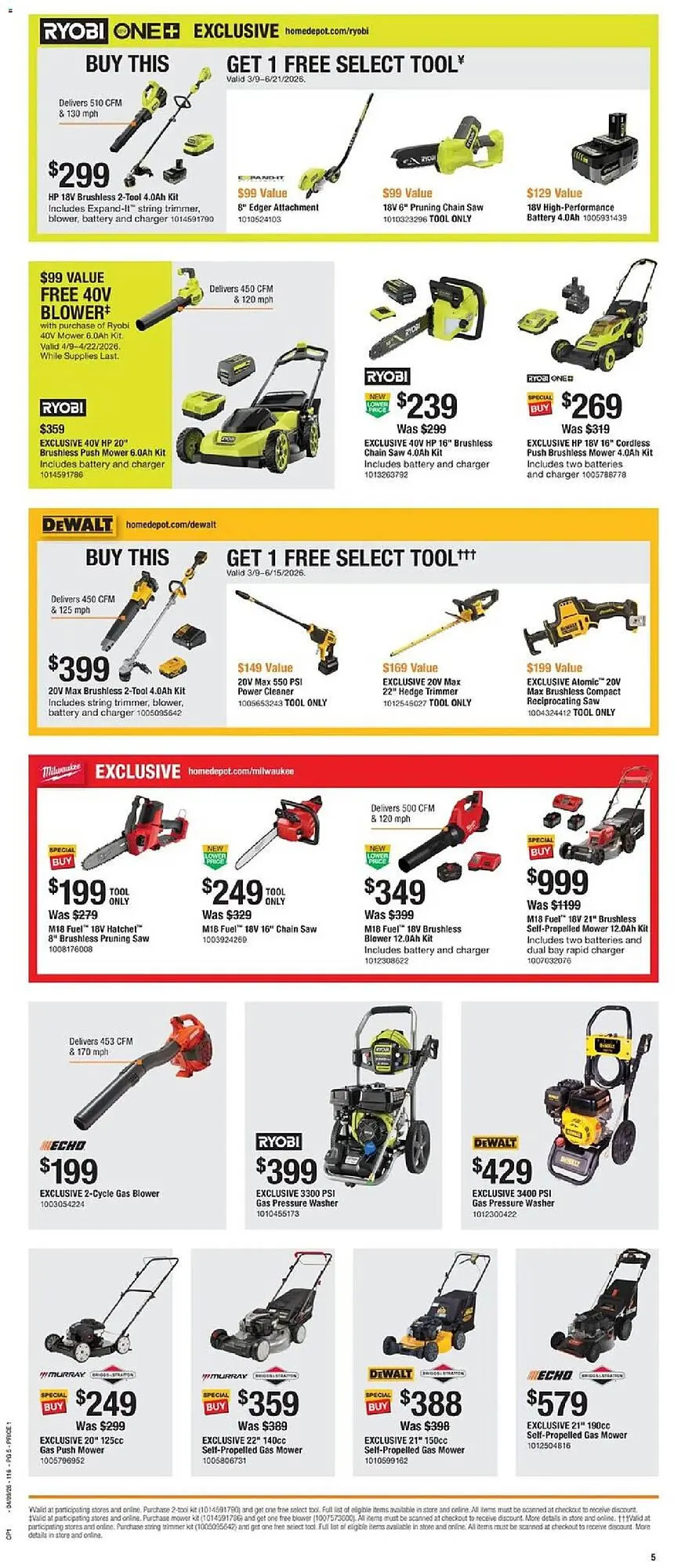 Weekly ad The Home Depot flyer from April 9 to April 22 2026 - Page 5