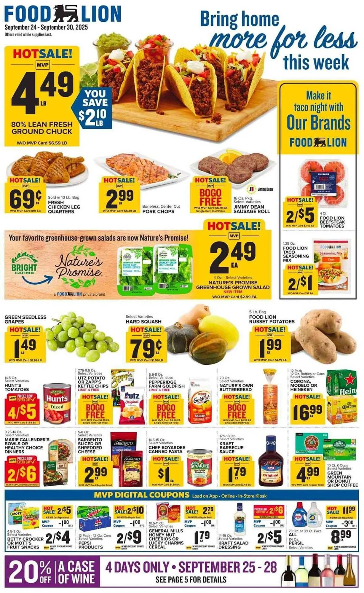 Weekly ad Food Lion weekly ad from September 24 to September 30 2025 - Page 1
