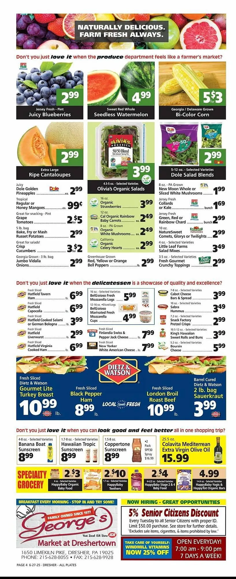 Weekly ad George's Market Weekly Ad from June 27 to July 3 2025 - Page 4