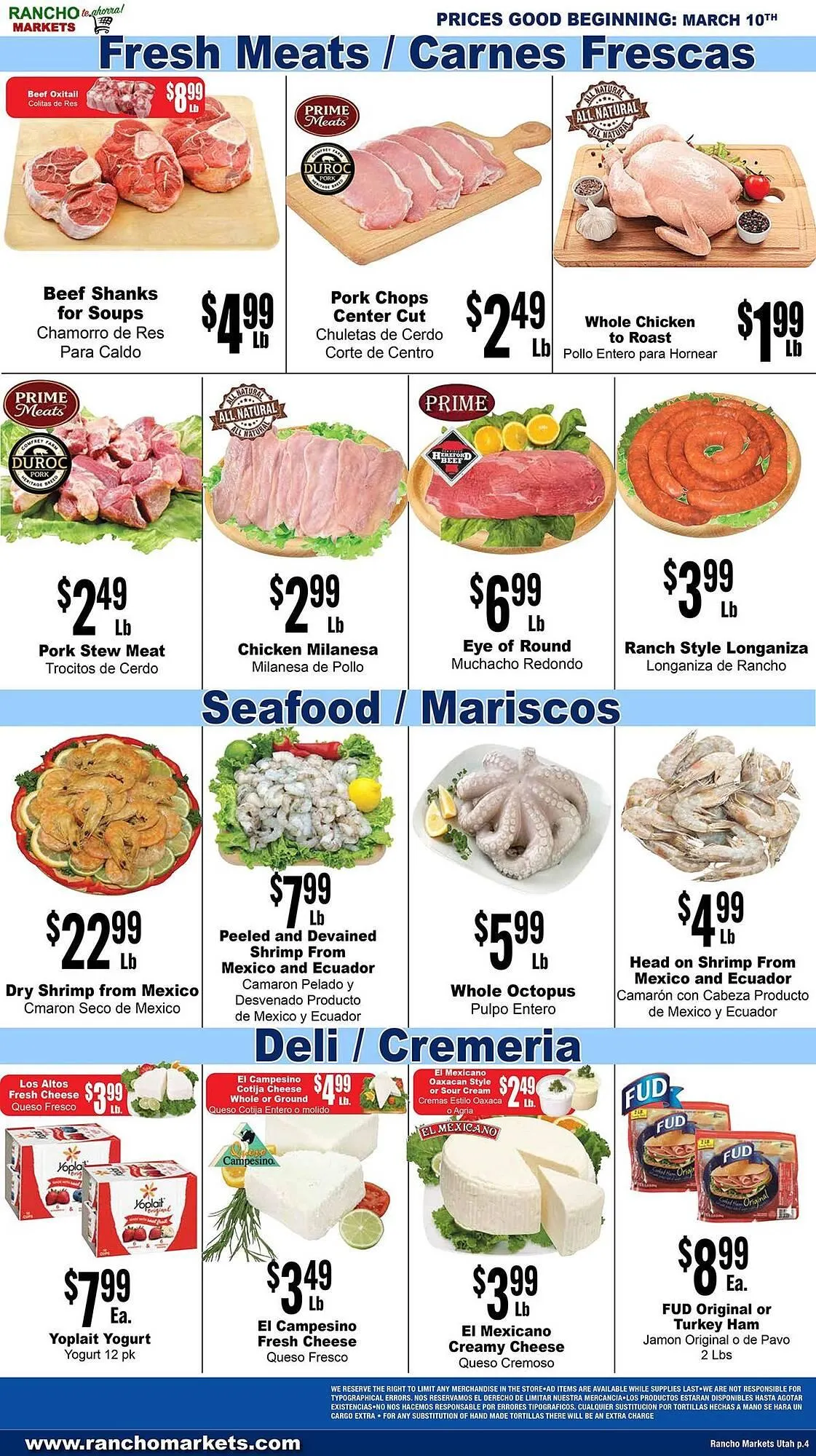 Weekly ad Rancho Markets weekly ad from March 10 to March 16 2026 - Page 4