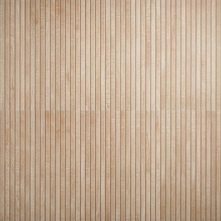 Auburn Ribbon 24 in. x 48 in. Porcelain Ribbed Wood Look Wall Tile (15.49 Sq. Ft. / Case)