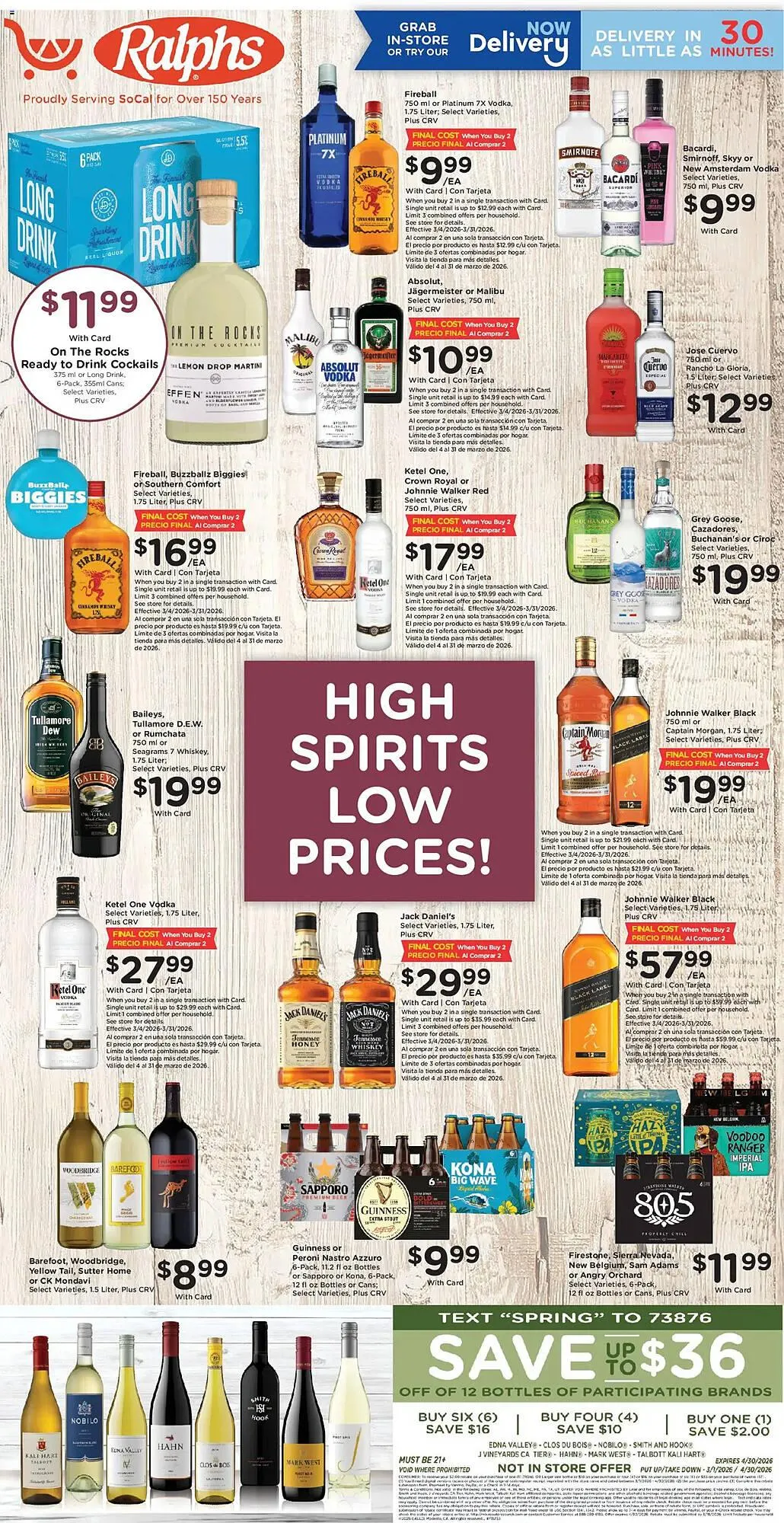 Weekly ad Ralphs weekly ad from March 4 to March 11 2026 - Page 1