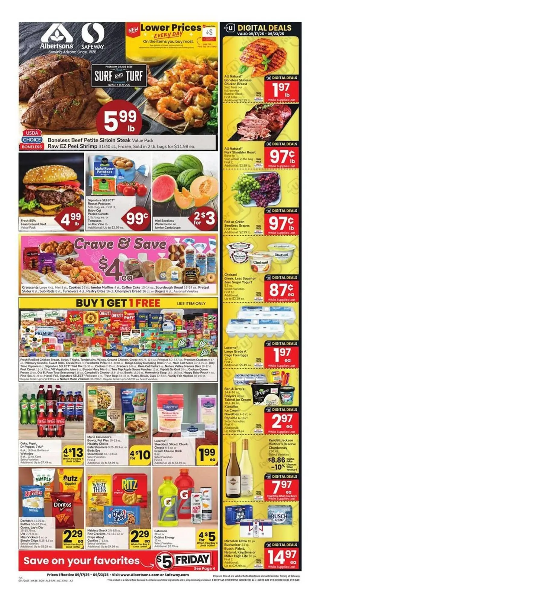 Weekly ad Albertsons weekly ad from September 17 to September 23 2025 - Page 1