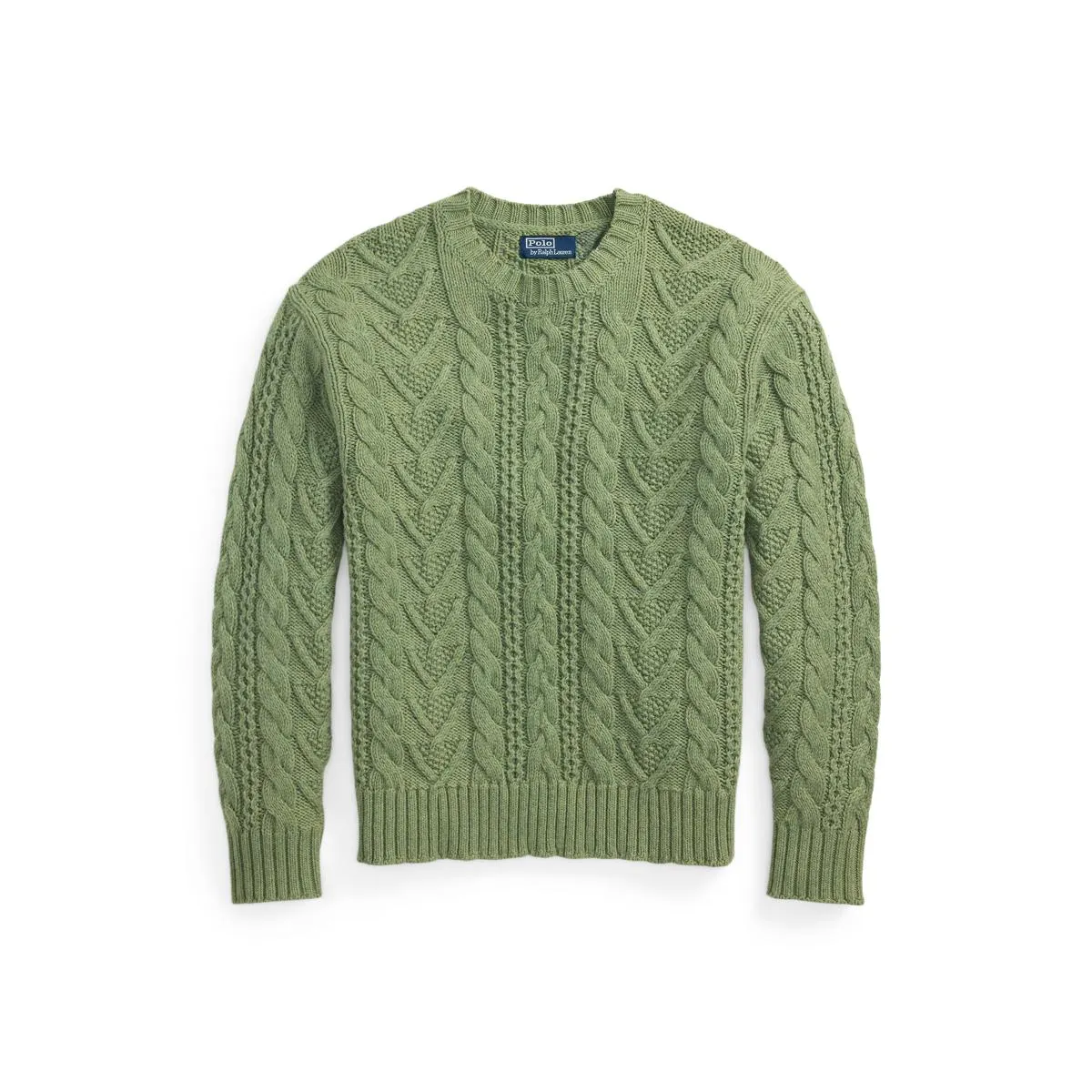 Cotton-Blend Fisherman’s Sweater