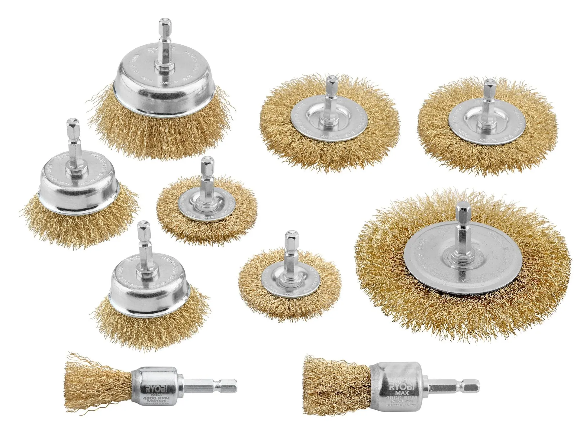 10 PC. Wire Wheel Assortment Set