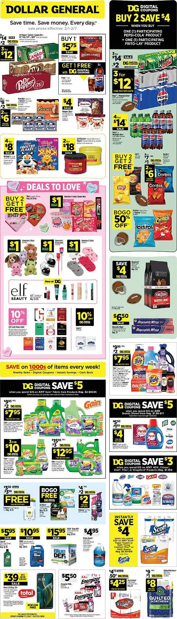 Weekly ad Dollar General weekly ad from February 1 to February 8 2026 - Page 1