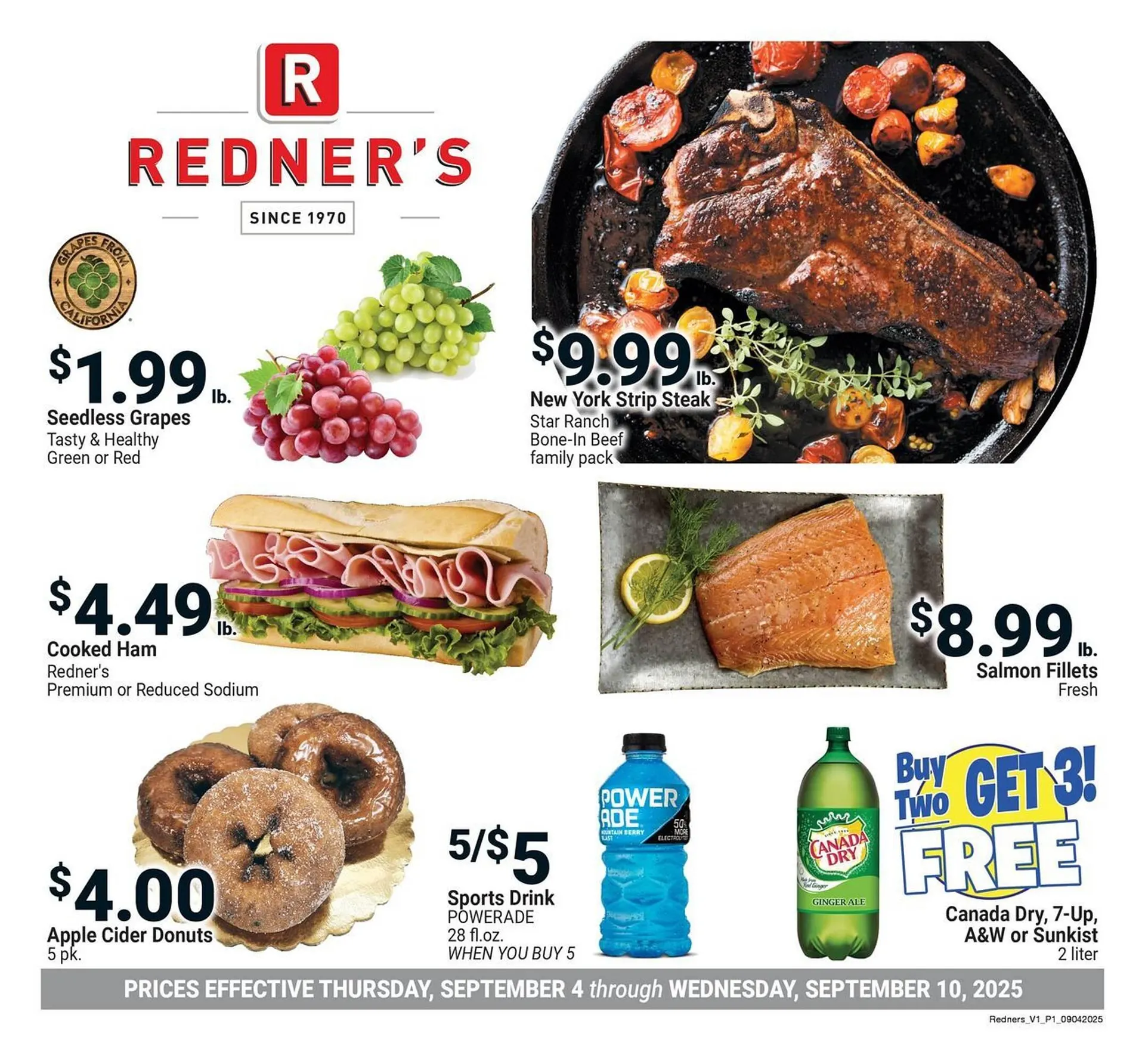 Weekly ad Redner's Warehouse weekly ad from September 4 to September 10 2025 - Page 1