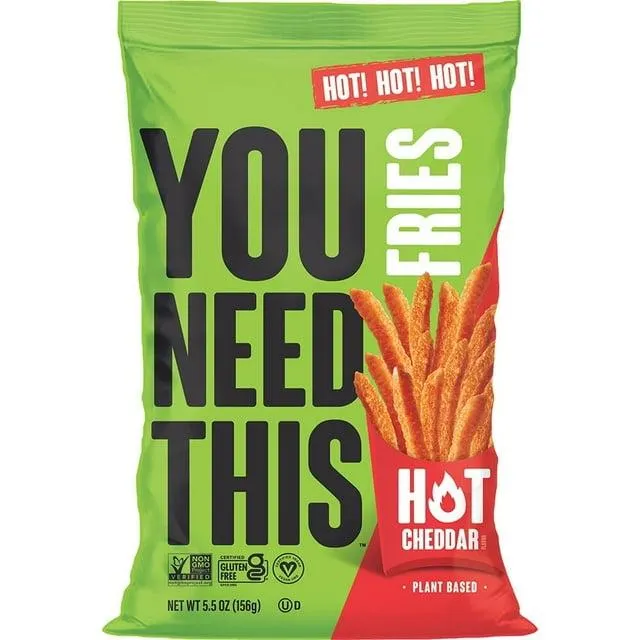 You Need This Fries Hot Cheddar, 1.5 oz (Pack - 6)