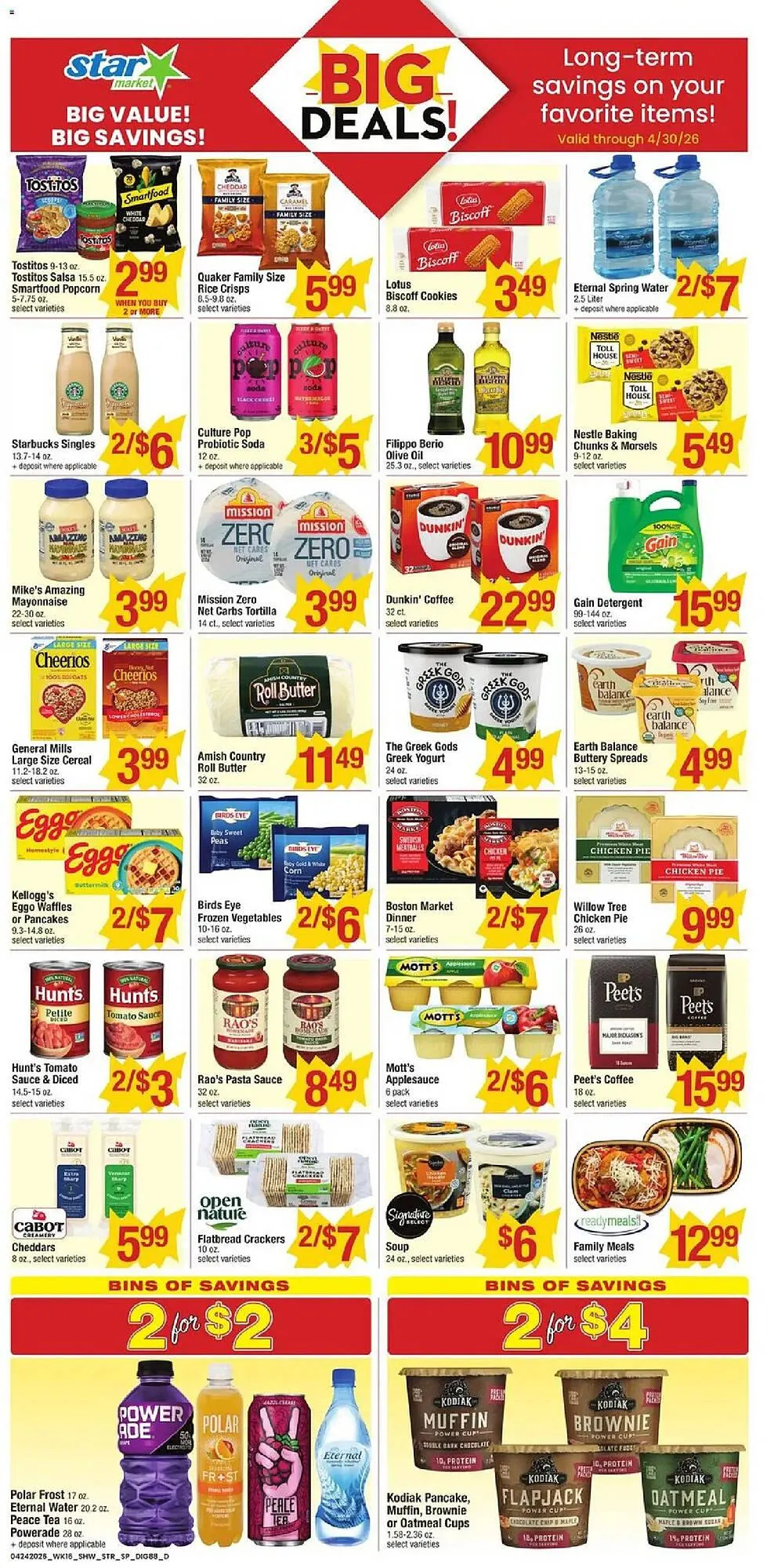 Weekly promotion Star Market weekly ad spanning from April 24 to April 30 2026 - Page 6 for Catalogue 365