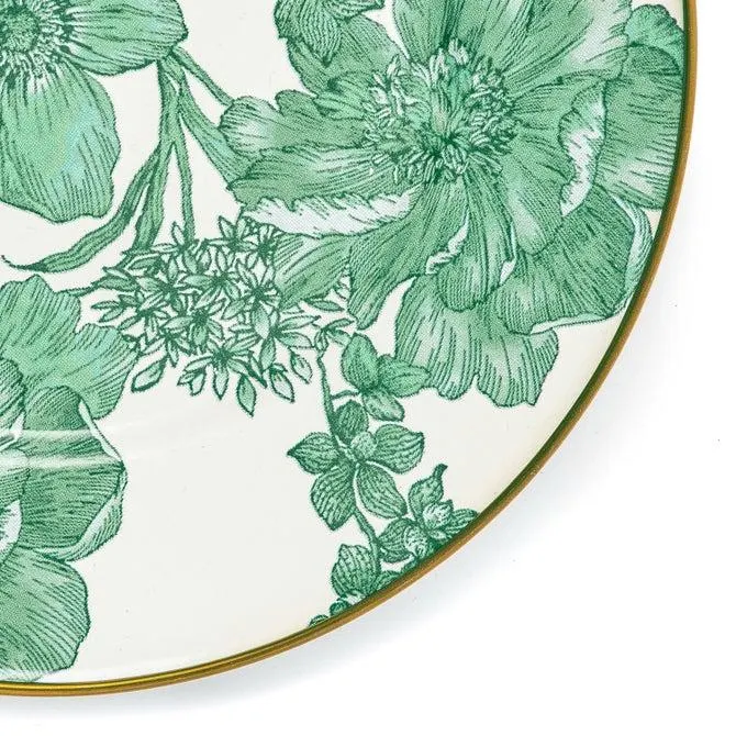 Emerald English Garden Enamel Dinnerware