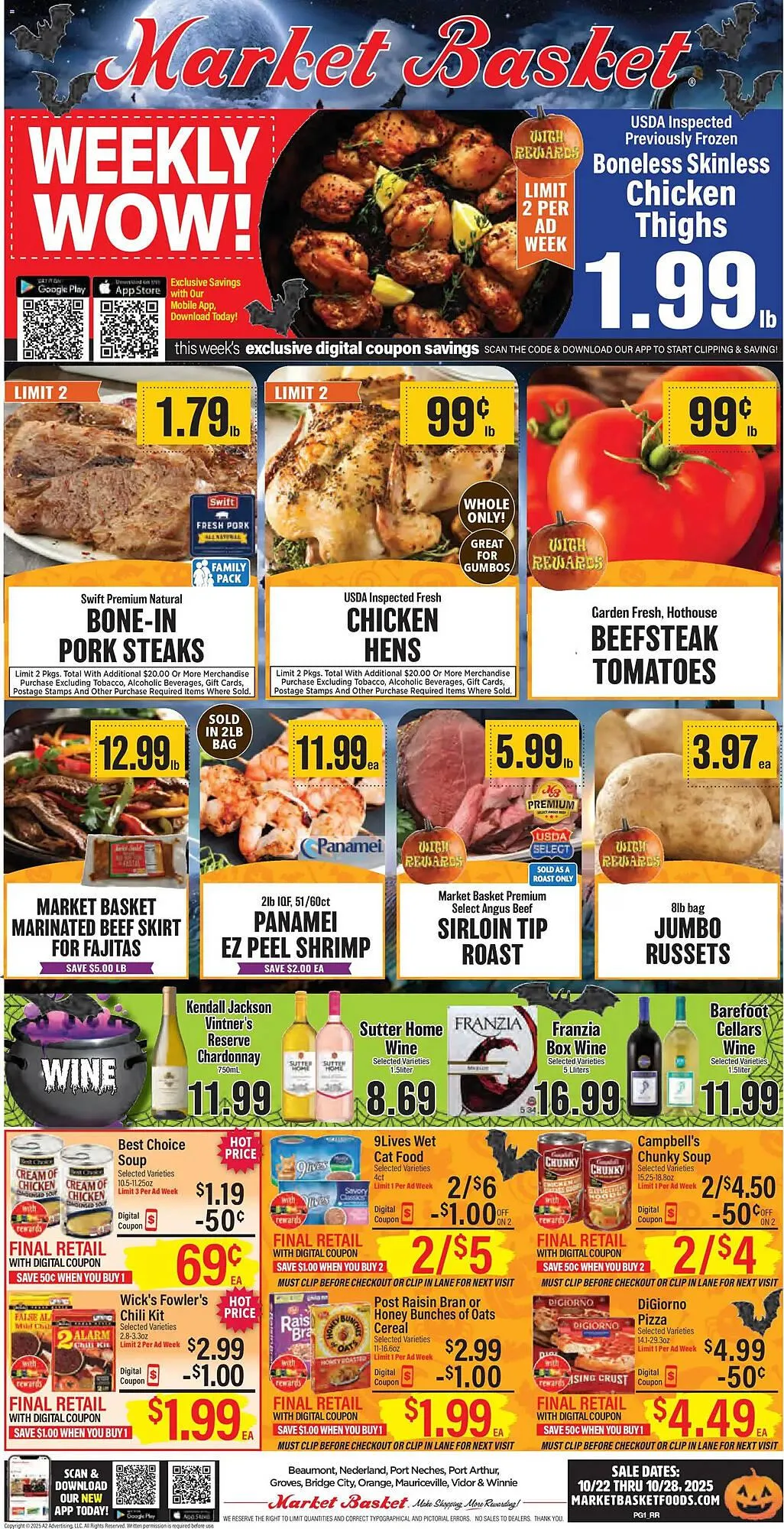 Weekly ad Market Basket weekly ad from October 22 to October 28 2025 - Page 1