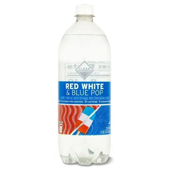 Clear American Sweetened Sparkling RWB POP