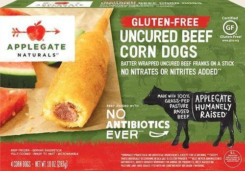 Applegate Farms Gluten Free Uncured Beef Corn Dogs