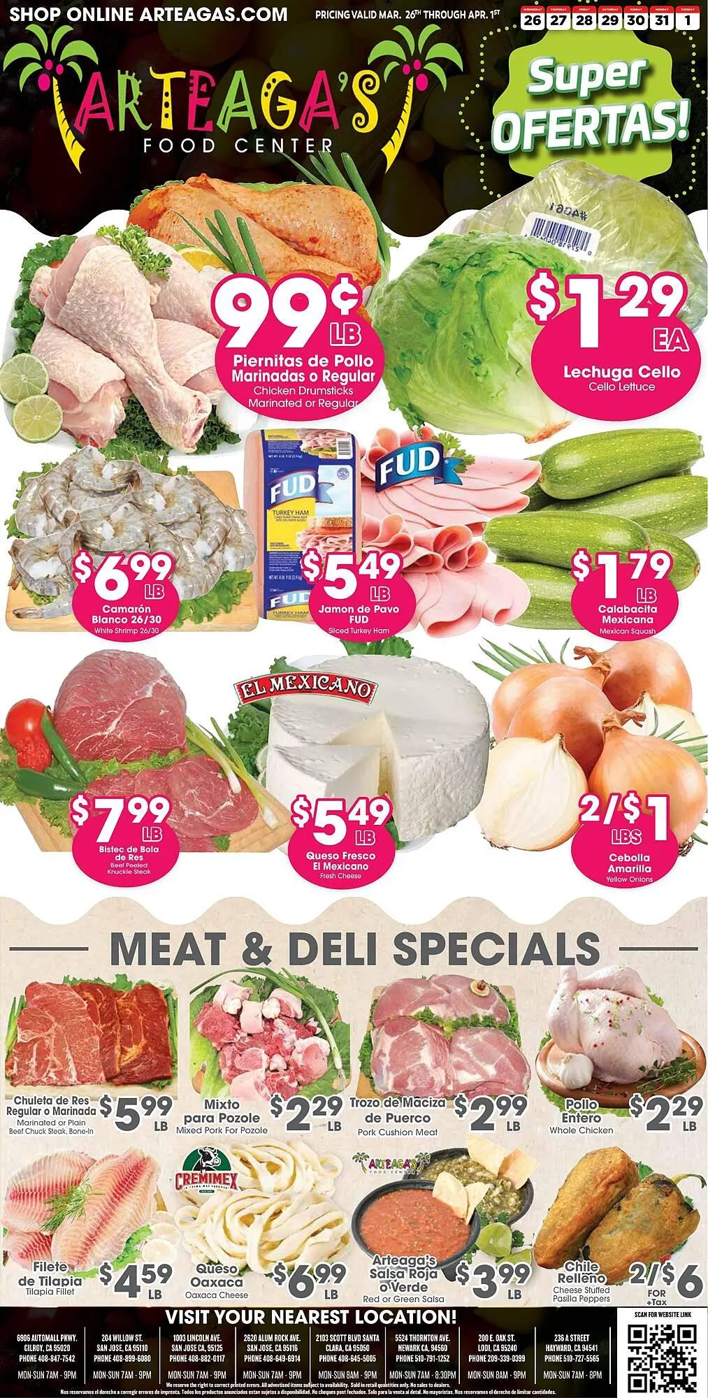 Arteagas Food Center Weekly Ad - 1