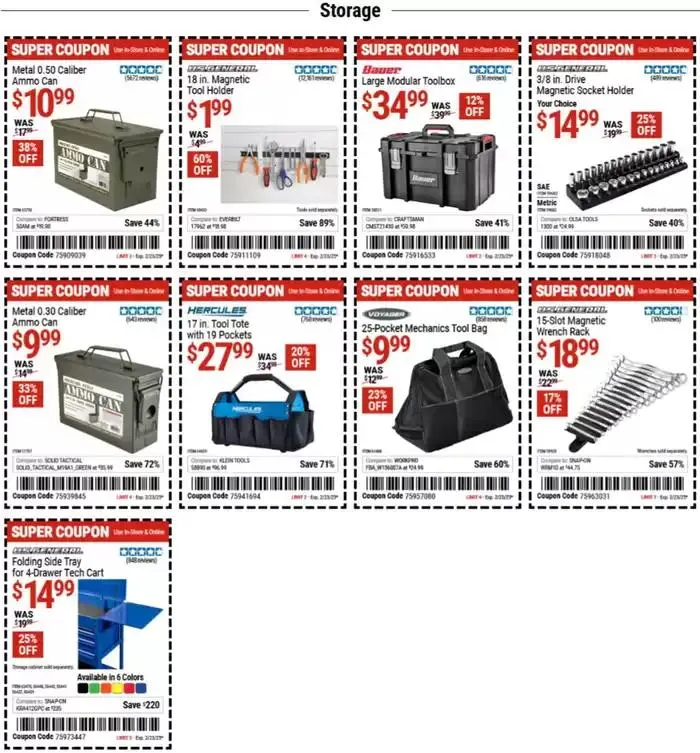 Weekly ad Harbor Freight Tools weekly ad from February 10 to February 24 2025 - Page 11