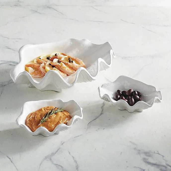Oyster Shell Serving Collection