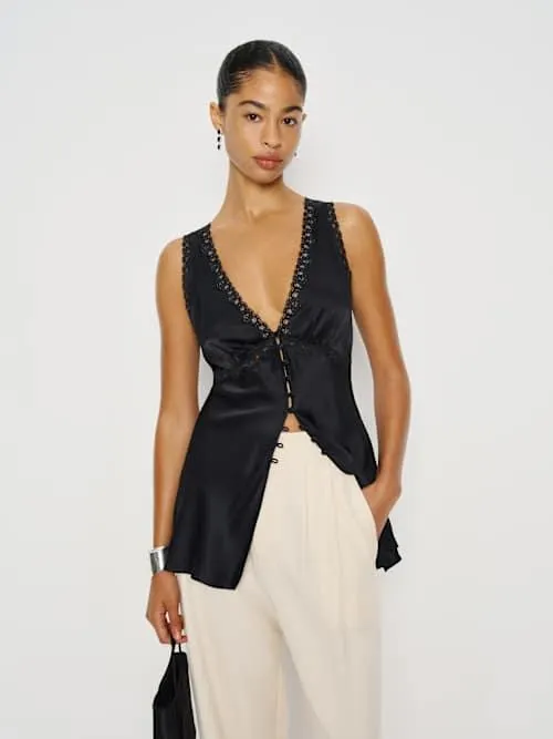 Addie Silk Top