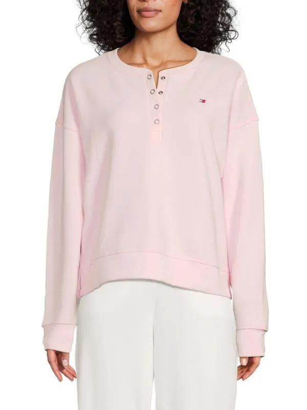 Raglan-Sleeve Cotton-Blend Sweatshirt