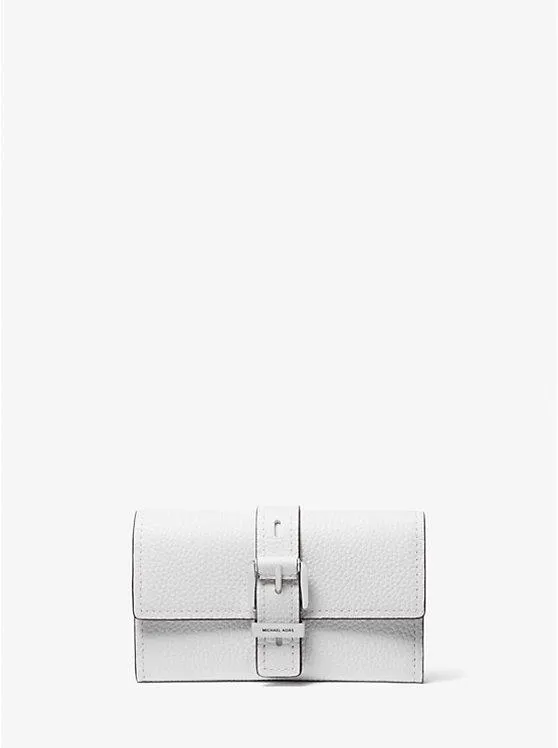 Nolita Medium Pebbled Leather Tri-Fold Wallet