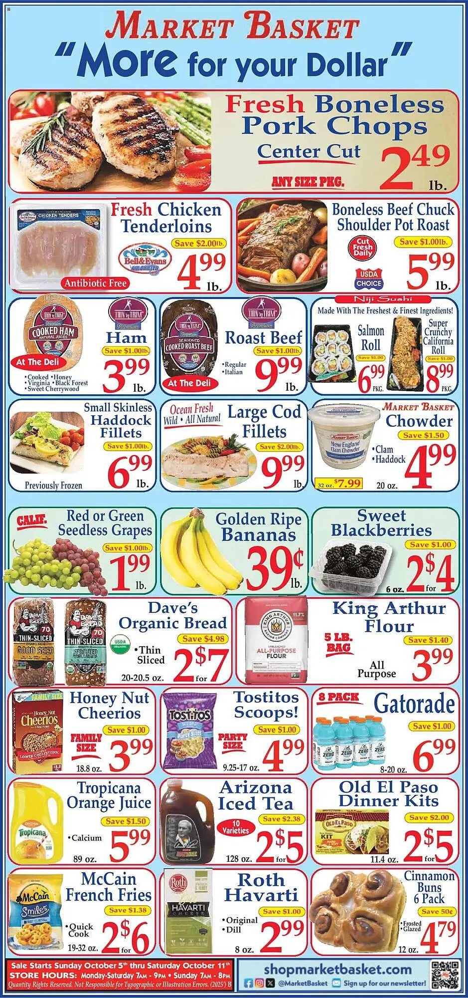 Weekly ad Market Basket weekly ad from October 5 to October 11 2025 - Page 1