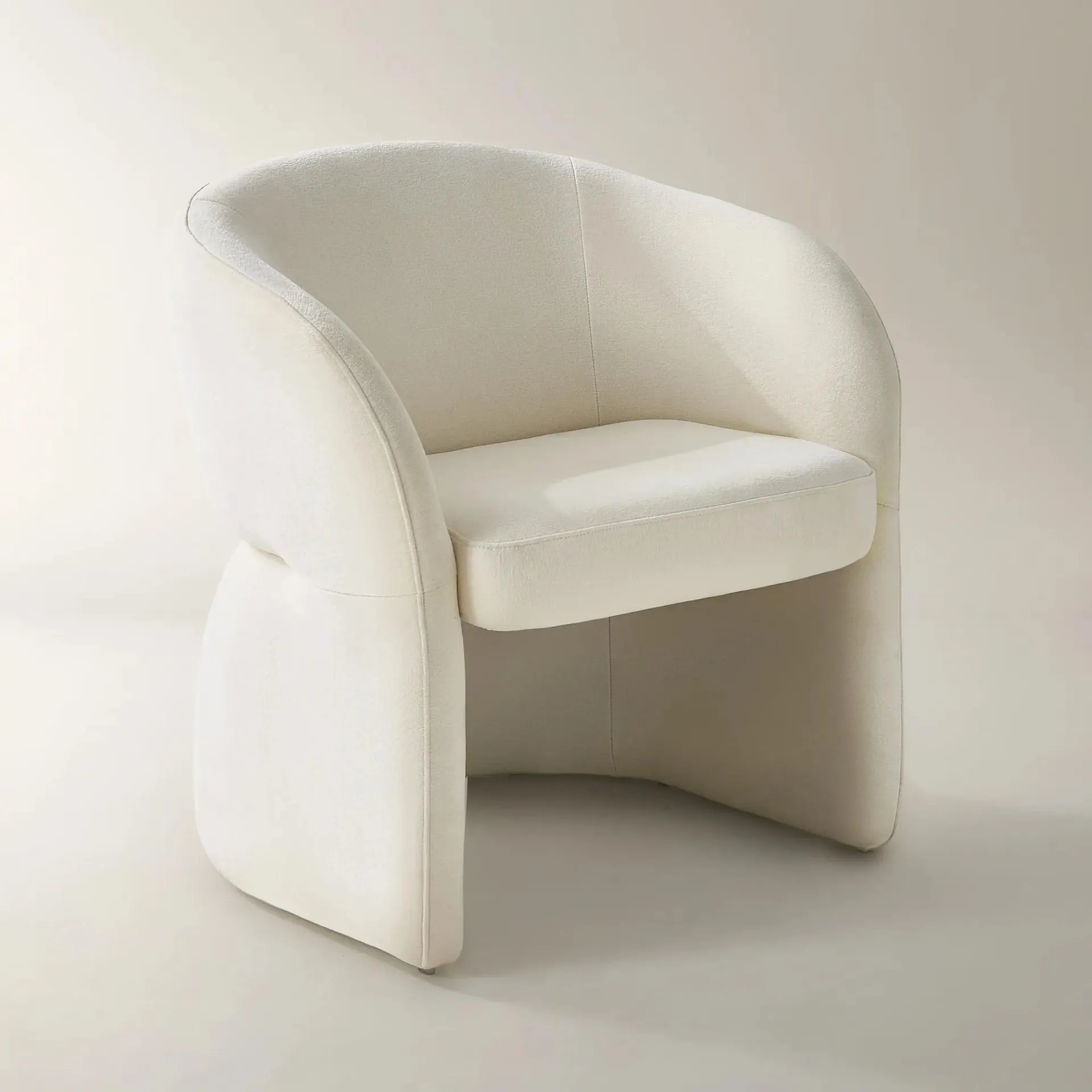 Sierra Velvet Chair - Oatmeal