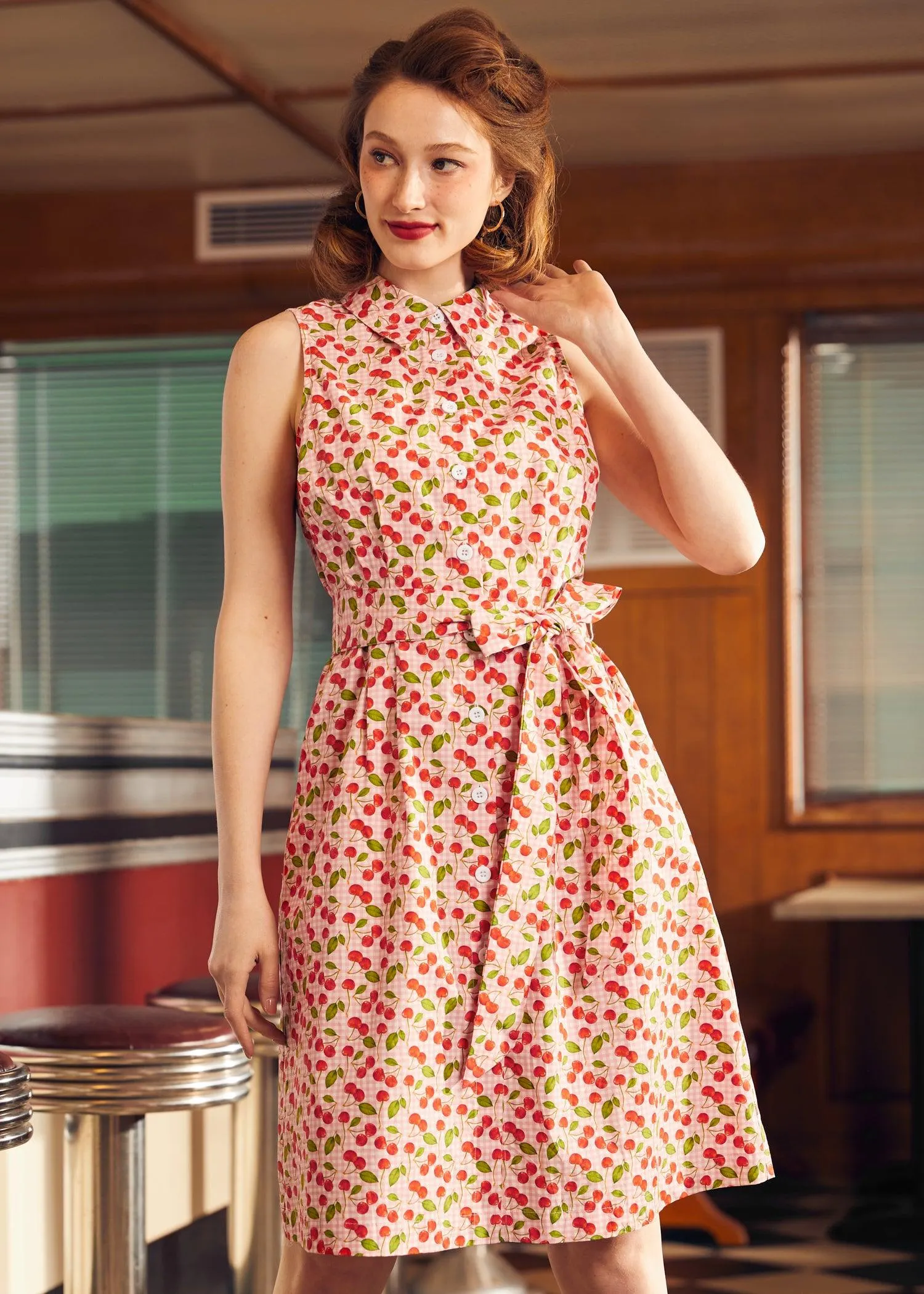 Whimsical Wanderlust Shirt Dress