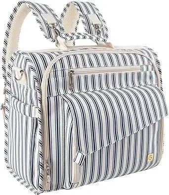 ALLCAMP Diaper Bag Large, Support Baby Stroller, Converted Into a Tote Bag