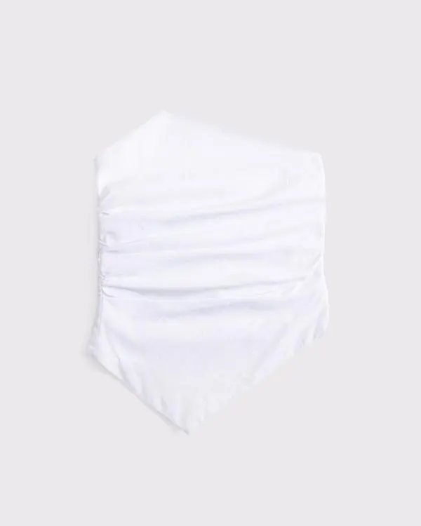 Asymmetrical Strapless Top