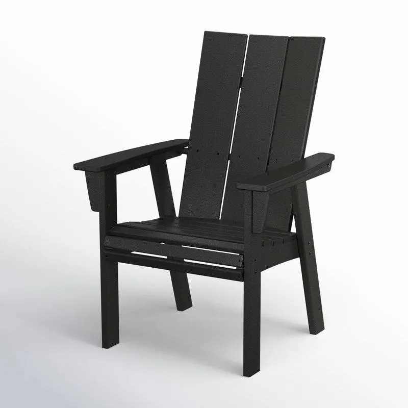 POLYWOOD Modern Curveback Adirondack Dining Chair