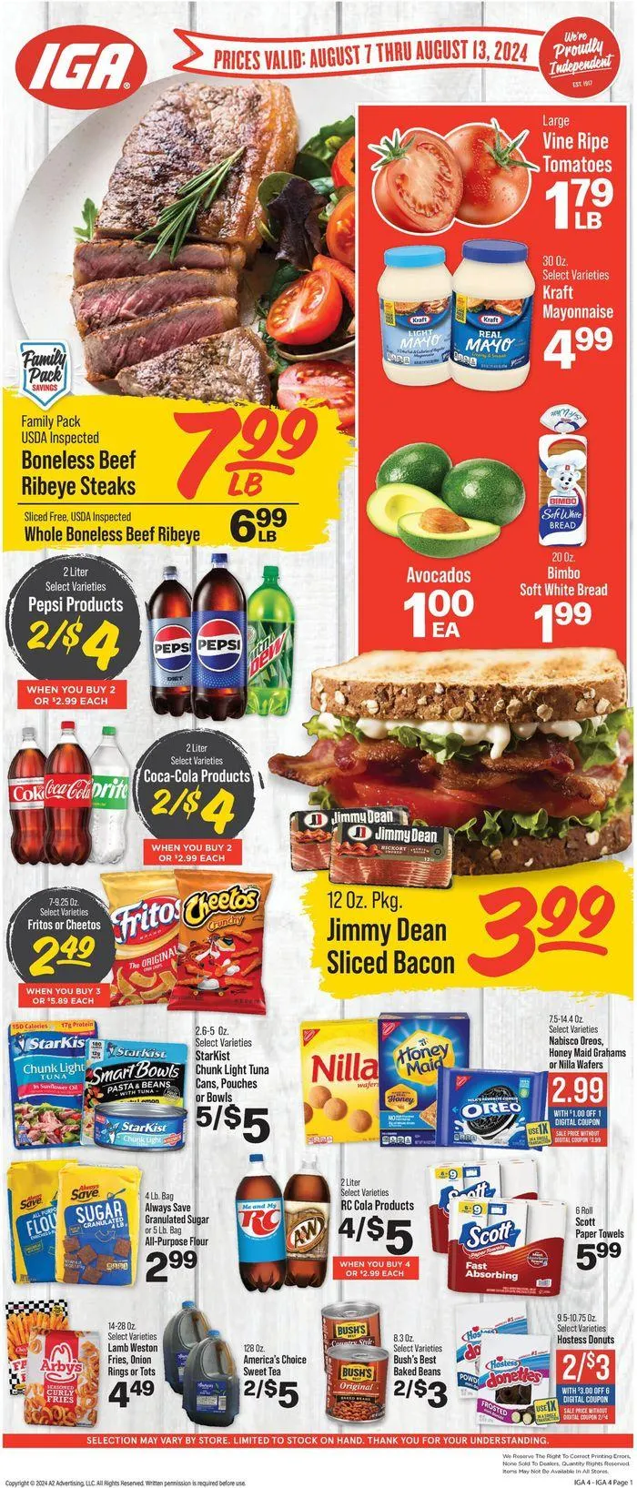 Weekly ad Our best offers for you from August 7 to August 13 2024 - Page 1
