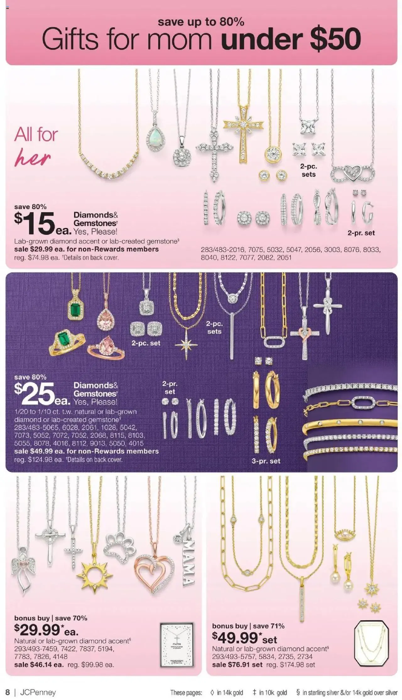 Weekly ad JCPenney Mother’s Day Jewelry Sale from April 10 to May 14 2025 - Page 7