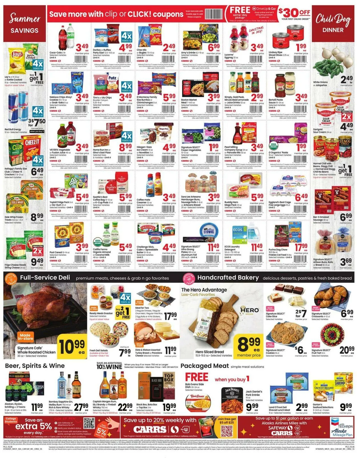 Weekly ad Carrs from July 30 to August 5 2025 - Page 3