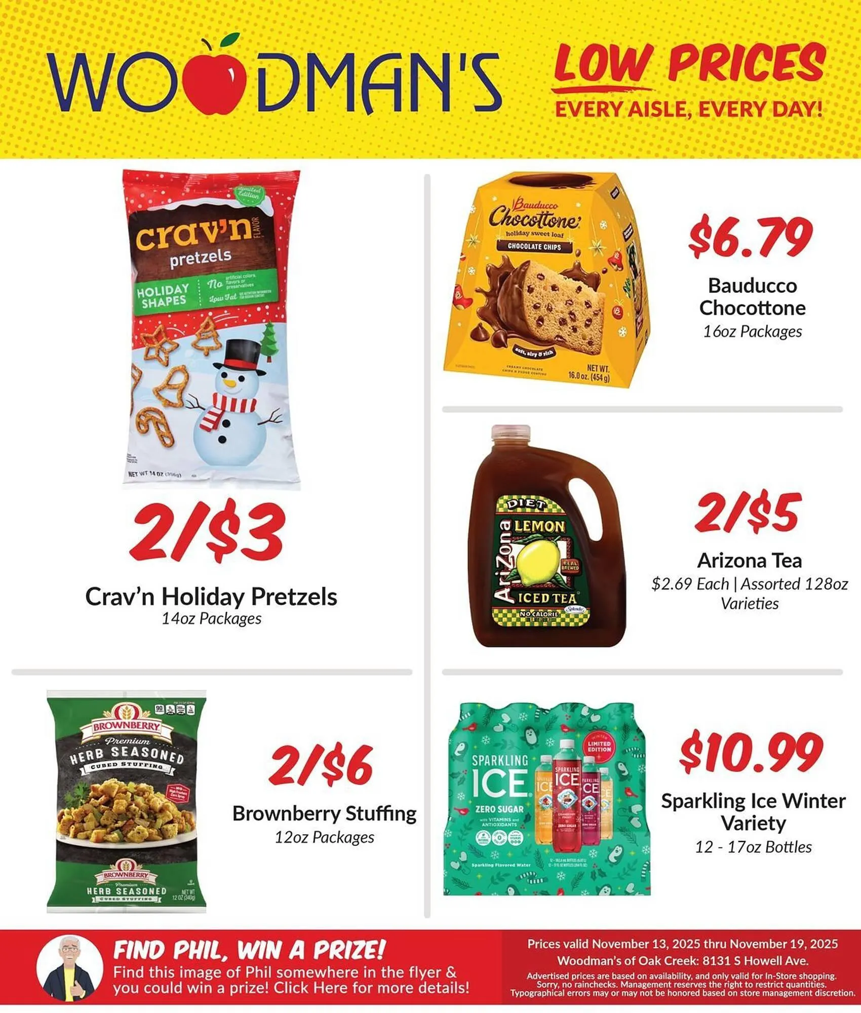 Weekly ad Woodman's weekly ad from November 13 to November 19 2025 - Page 1