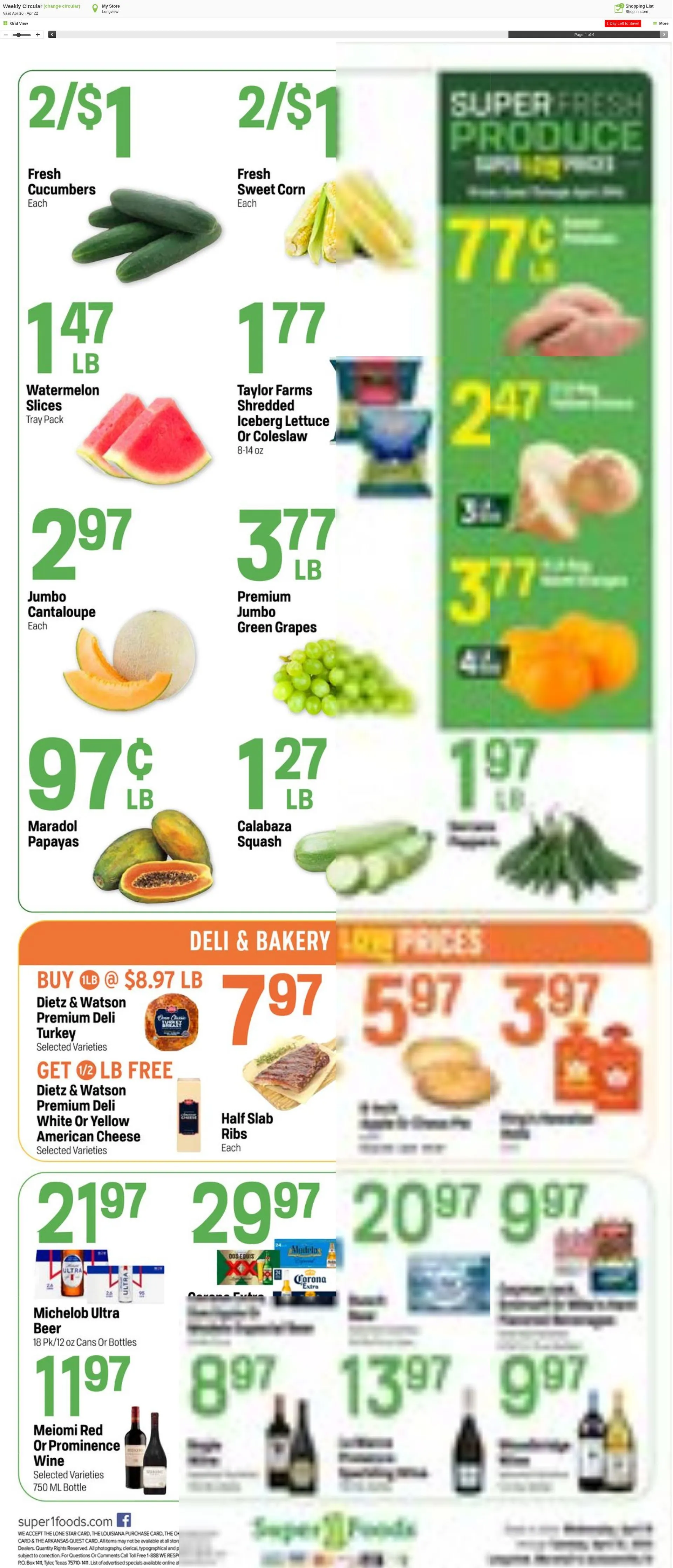Weekly ad Super1Foods from April 23 to April 29 2025 - Page 4