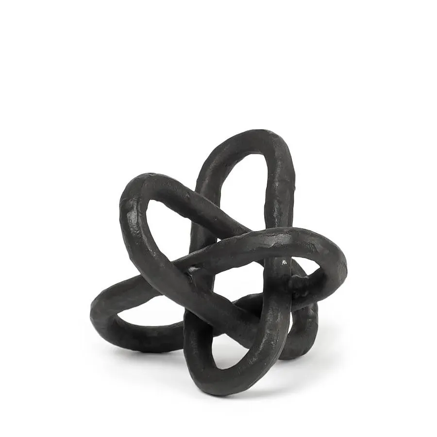Mercana Black Metal Industrial Decorative object