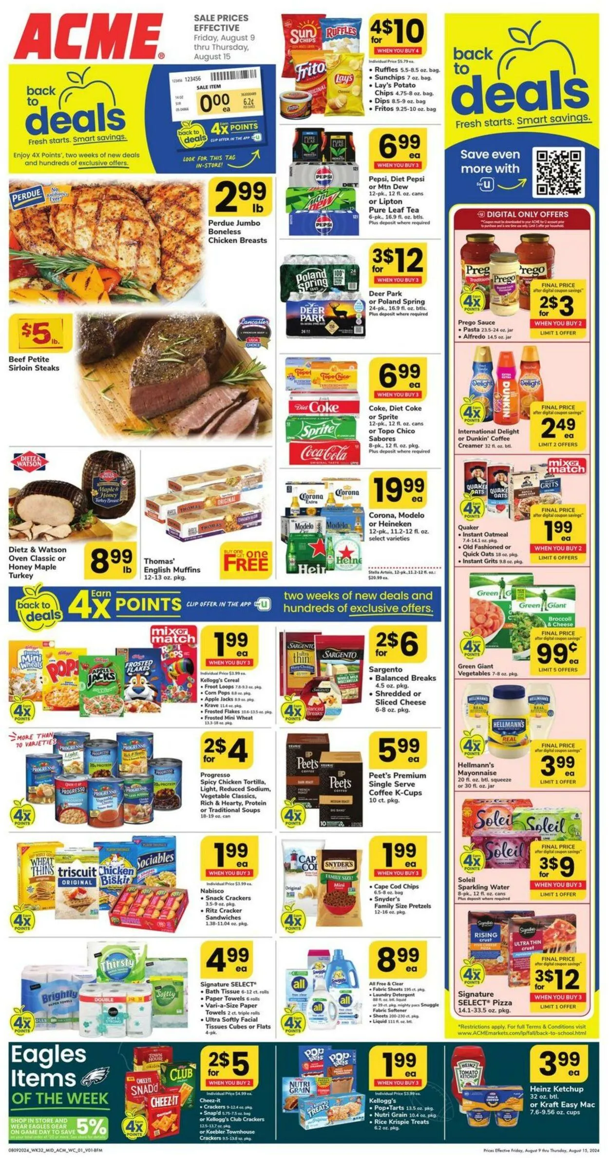 Weekly ad Acme Current weekly ad from August 9 to August 15 2024 - Page 1