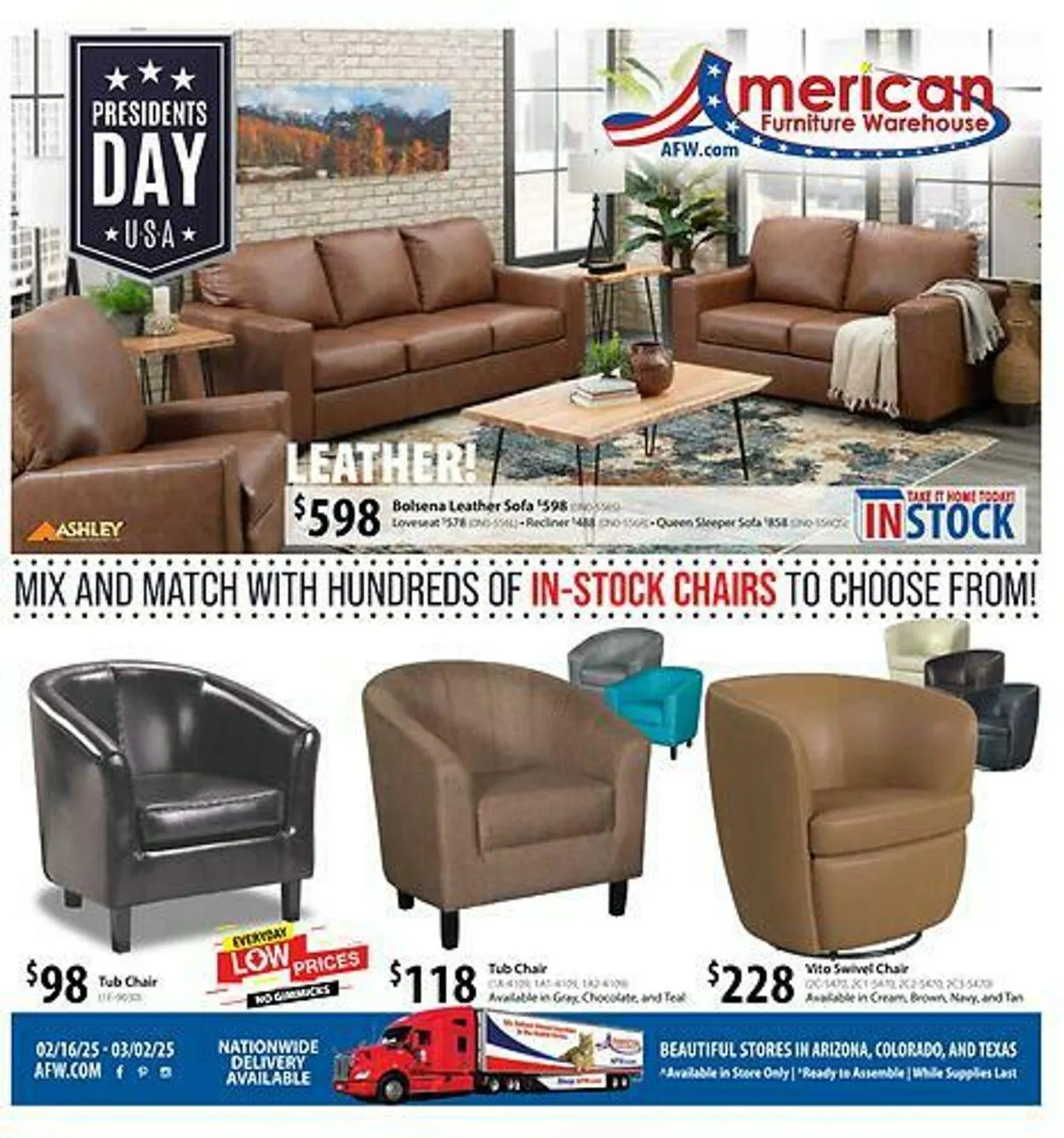 Weekly ad American Furniture Warehouse Current weekly ad from May 11 to May 25 2025 - Page 1