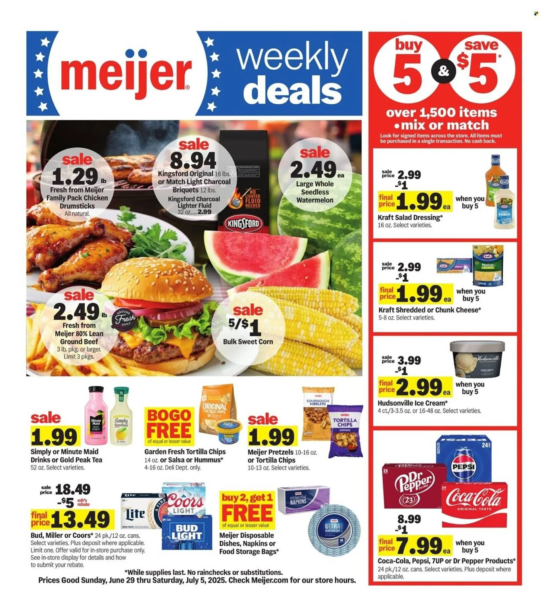 Weekly ad Meijer Weekly Ad from June 29 to July 5 2025 - Page 1