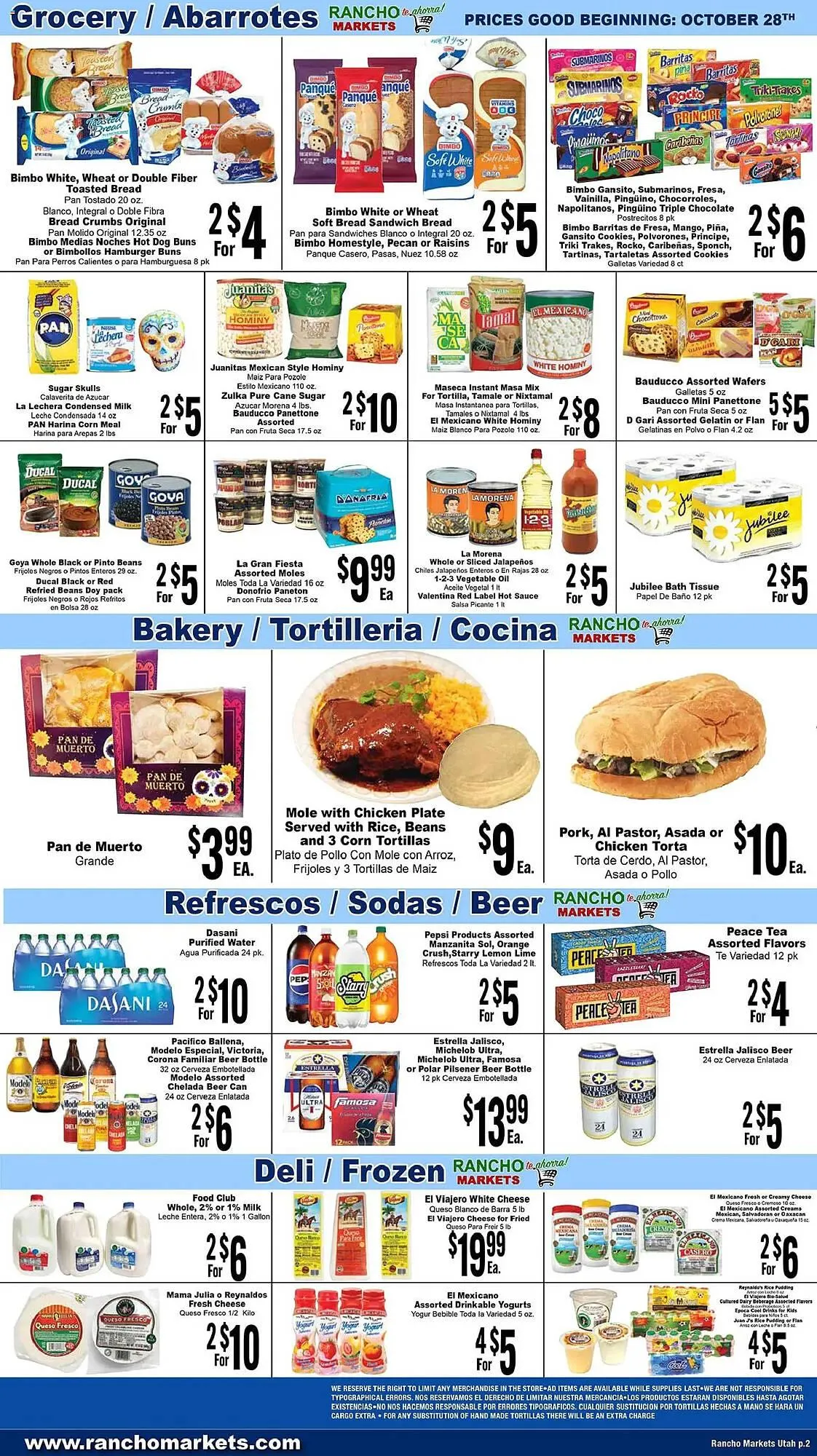 Weekly ad Rancho Markets weekly ad from October 28 to November 3 2025 - Page 2