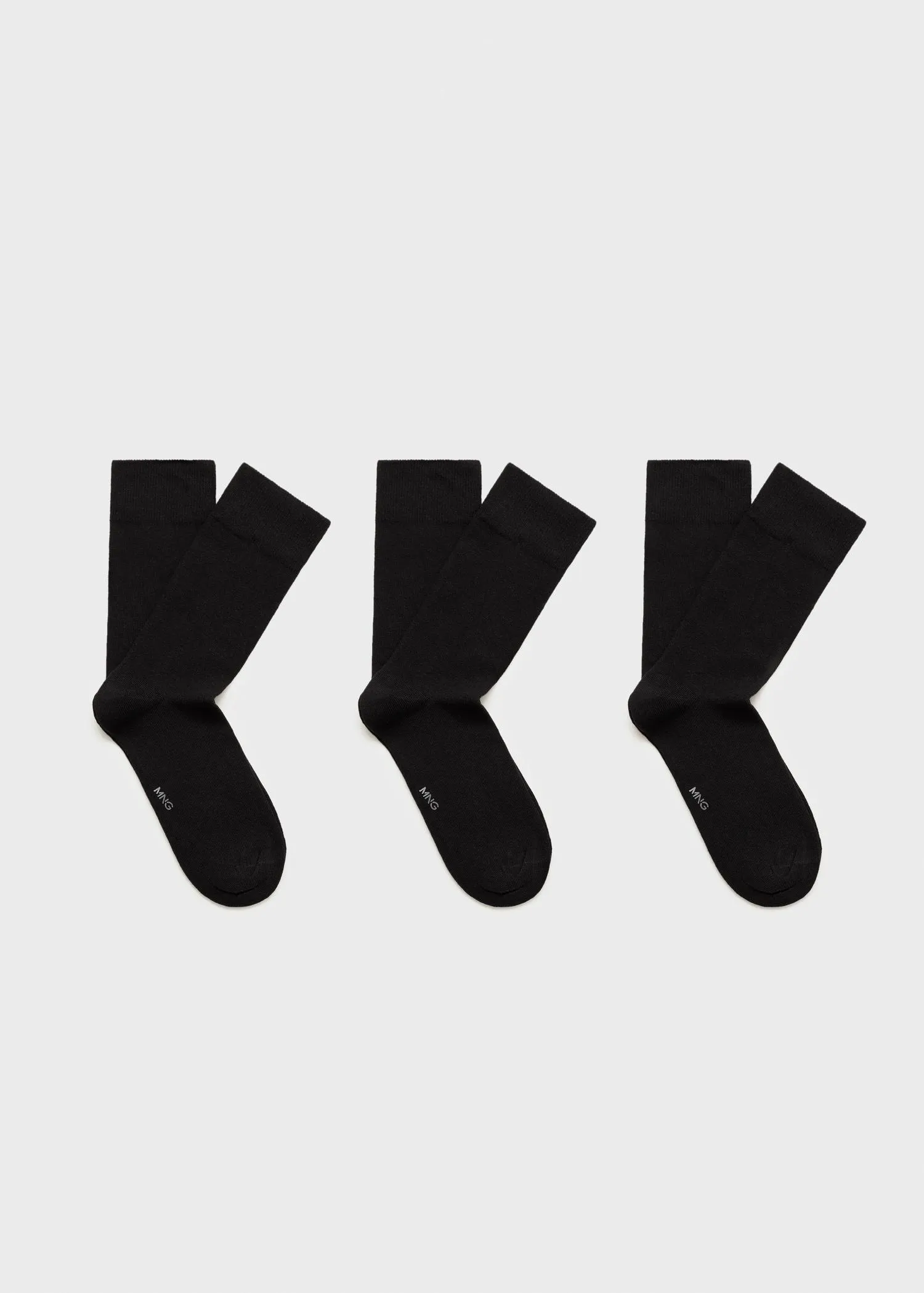 Pack 3 calcetines algodón