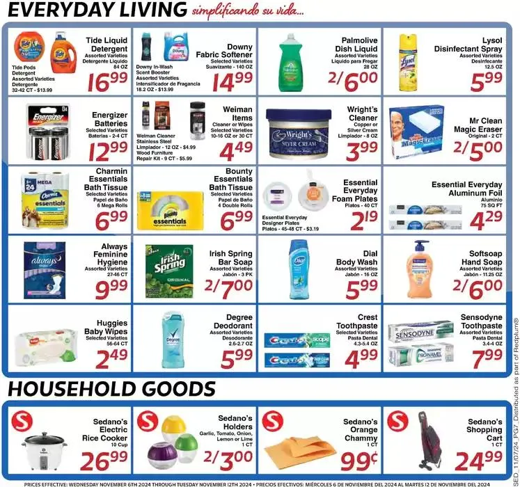 Weekly ad Sedano's weekly ad from November 6 to November 12 2024 - Page 7