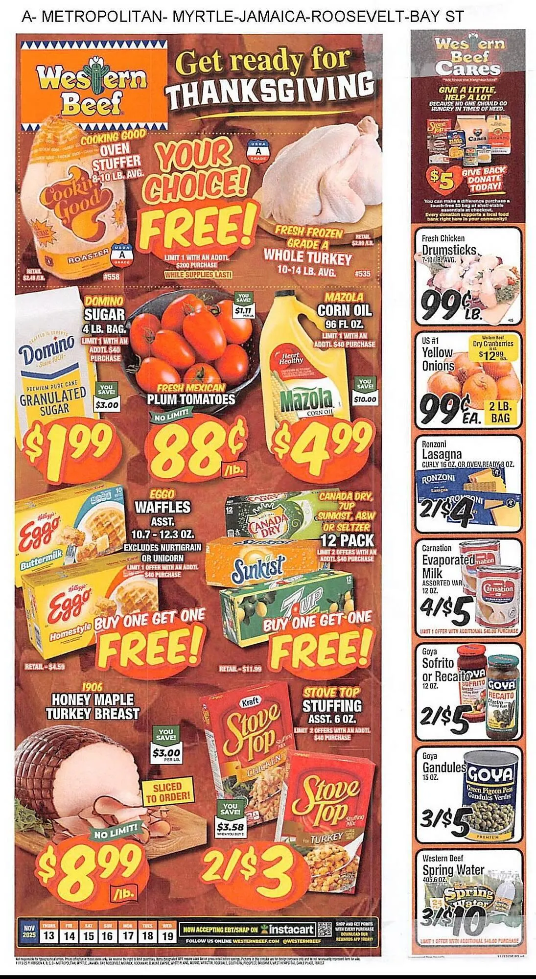 Weekly ad Western Beef circular from November 13 to November 19 2025 - Page 1